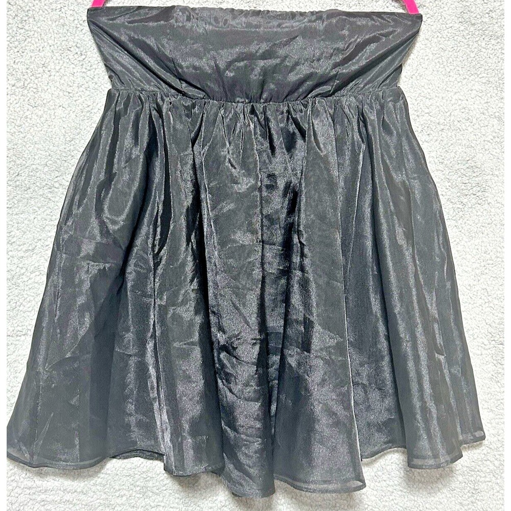 Cotton Candy LA Party Weekend Mini Dress Womens M Black Babydoll Cocktail Dress